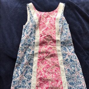 Lilly Pulitzer Pink and Blue Swirl Dress